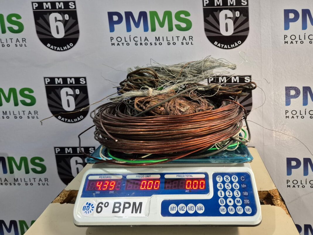 Ação Conjunta: Polícia Militar, Polícia Civil, Guarda Municipal e Coordenadoria de Fiscalização de Posturas Realizam Operação de Fiscalização, Prevenção e Repressão Qualificada Voltada ao Combate ao Furto e à Receptação de Cabos e Fios Metálicos em Corumbá.