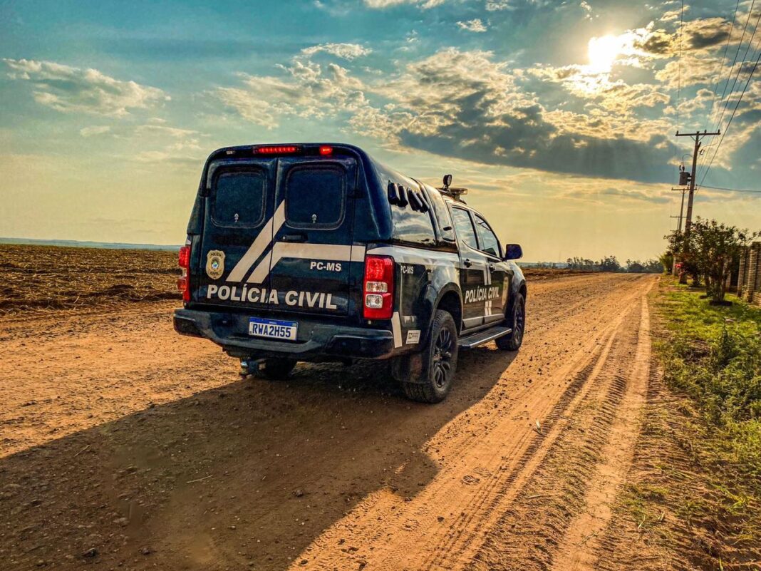 Em Coxim, Polícia Civil prende suspeito com mandado de prisão preventiva por descumprimento de medida protetiva de urgência