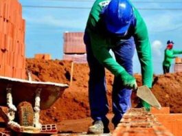 Funtrab oferece vaga para pedreiro com salário de R$ 2,6 mil e benefícios em Campo Grande – FUNTRAB Funtrab oferece vaga para pedreiro com salário de R$ 2,6 mil e benefícios em Campo Grande – FUNTRAB