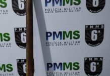 Polícia Militar Detém Homem Que Danificou Parte da Residência com Machado em Corumbá Polícia Militar Detém Homem Que Danificou Parte da Residência com Machado em Corumbá