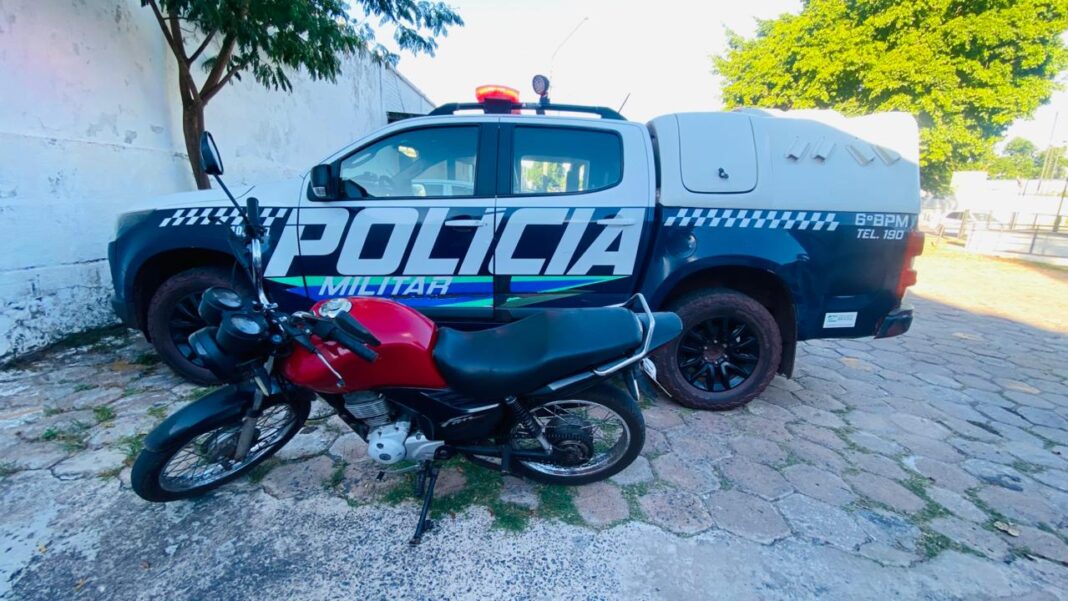 Polícia Militar Recupera Motocicleta Furtada em Corumbá.