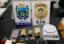 Polícia Militar e Polícia Civil desarticulam ponto de tráfico de drogas e prende jovem em Sonora Polícia Militar e Polícia Civil desarticulam ponto de tráfico de drogas e prende jovem em Sonora