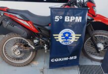 Polícia Militar recupera veículo furtado e prende autor em Coxim Polícia Militar recupera veículo furtado durante patrulhamento em Coxim
