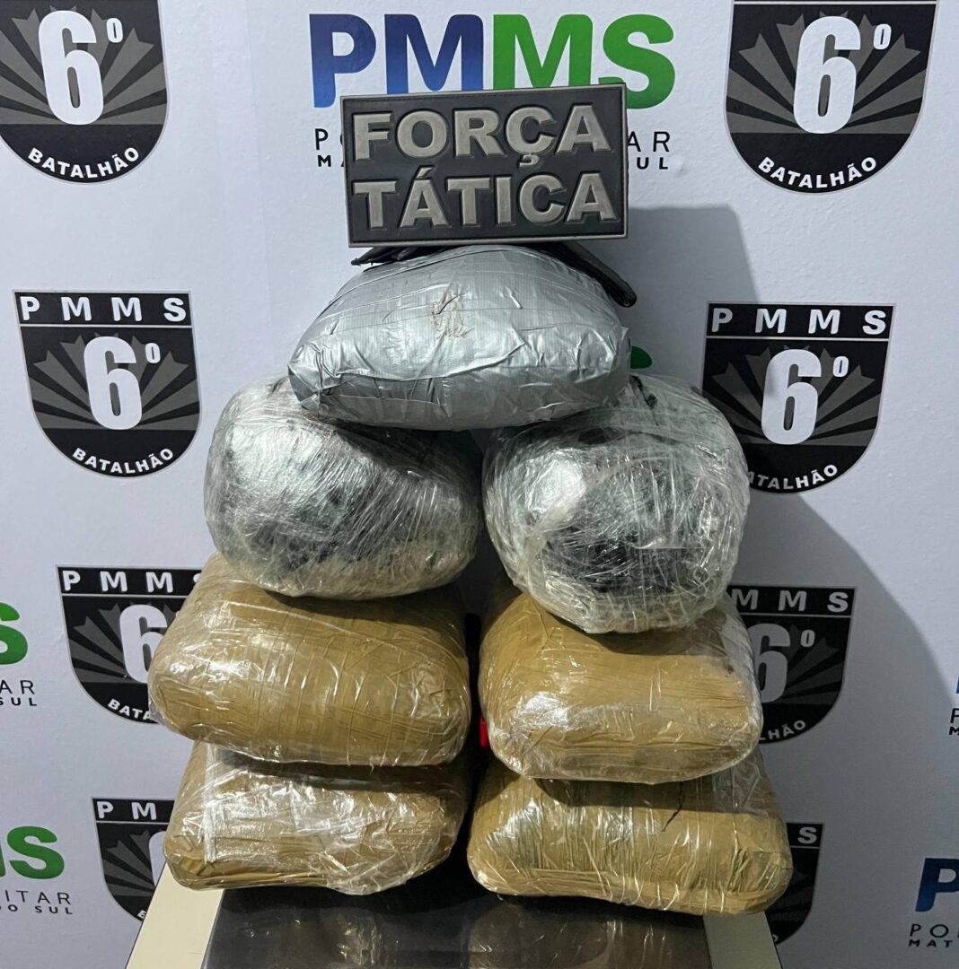 Polícia militar Apreende Mais de 7 kg de Maconha no Lampião Aceso