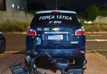Polícia Militar em Três Lagoas realiza prisão de autor de roubo e recupera bicicleta elétrica roubada Polícia Militar em Três Lagoas realiza prisão de autor de roubo e recupera bicicleta elétrica roubada