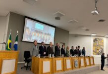 Delegado-Geral participa da abertura do IX Encontro do Fórum Nacional de Juízes Criminais em Campo Grande Delegado-Geral participa da abertura do IX Encontro do Fórum Nacional de Juízes Criminais em Campo Grande