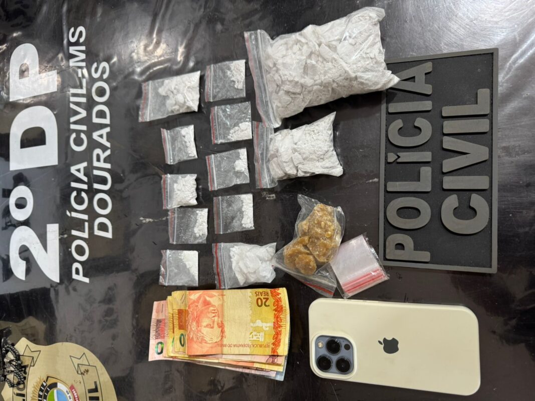 Polícia Civil prende mulher por tráfico de drogas em Dourados