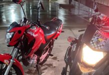 Polícia Militar detém homem após perseguição de moto em Corumbá Polícia Militar detém homem após perseguição de moto em Corumbá