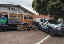 Polícia Militar em Brasilândia apreende 443 quilos de drogas e recupera veículo roubado Polícia Militar em Brasilândia apreende 443 quilos de drogas e recupera veículo roubado
