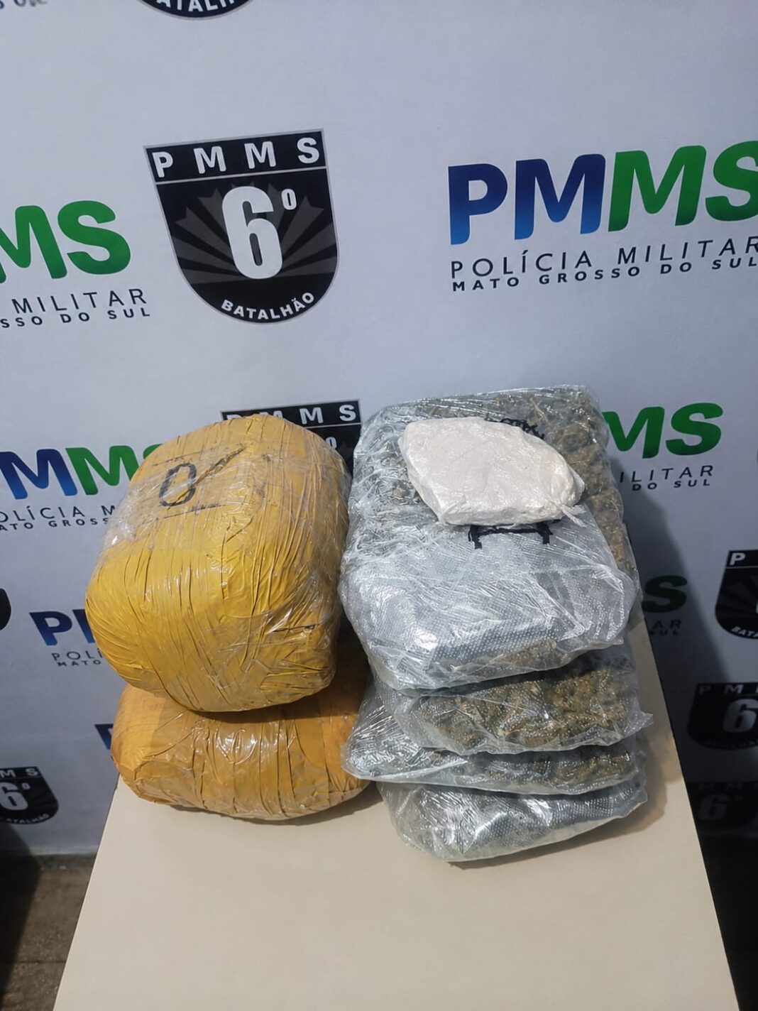 Polícia Militar prende autora por tráfico de drogas em Corumbá