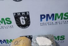 Polícia Militar prende autora por tráfico de drogas em Corumbá Polícia Militar prende autora por tráfico de drogas em Corumbá