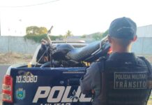Polícia Militar em Três Lagoas recupera motocicleta roubada Polícia Militar em Três Lagoas recupera motocicleta roubada